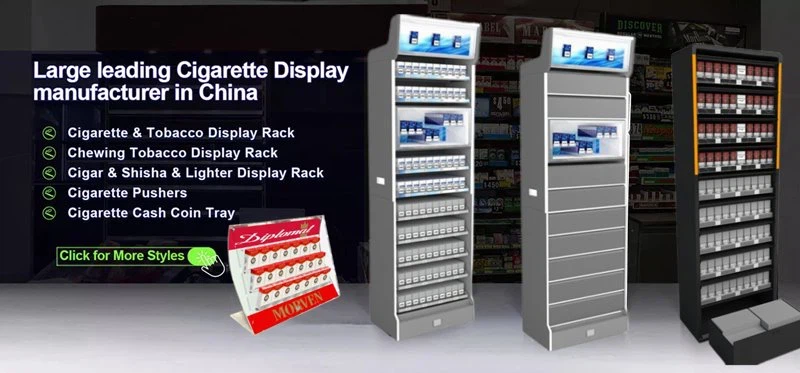 with RGB frame Gravity Dispensing Tobacco Display Stand Cases with RGB frame Gravity Dispensing Tobacco Display Stand Cases
